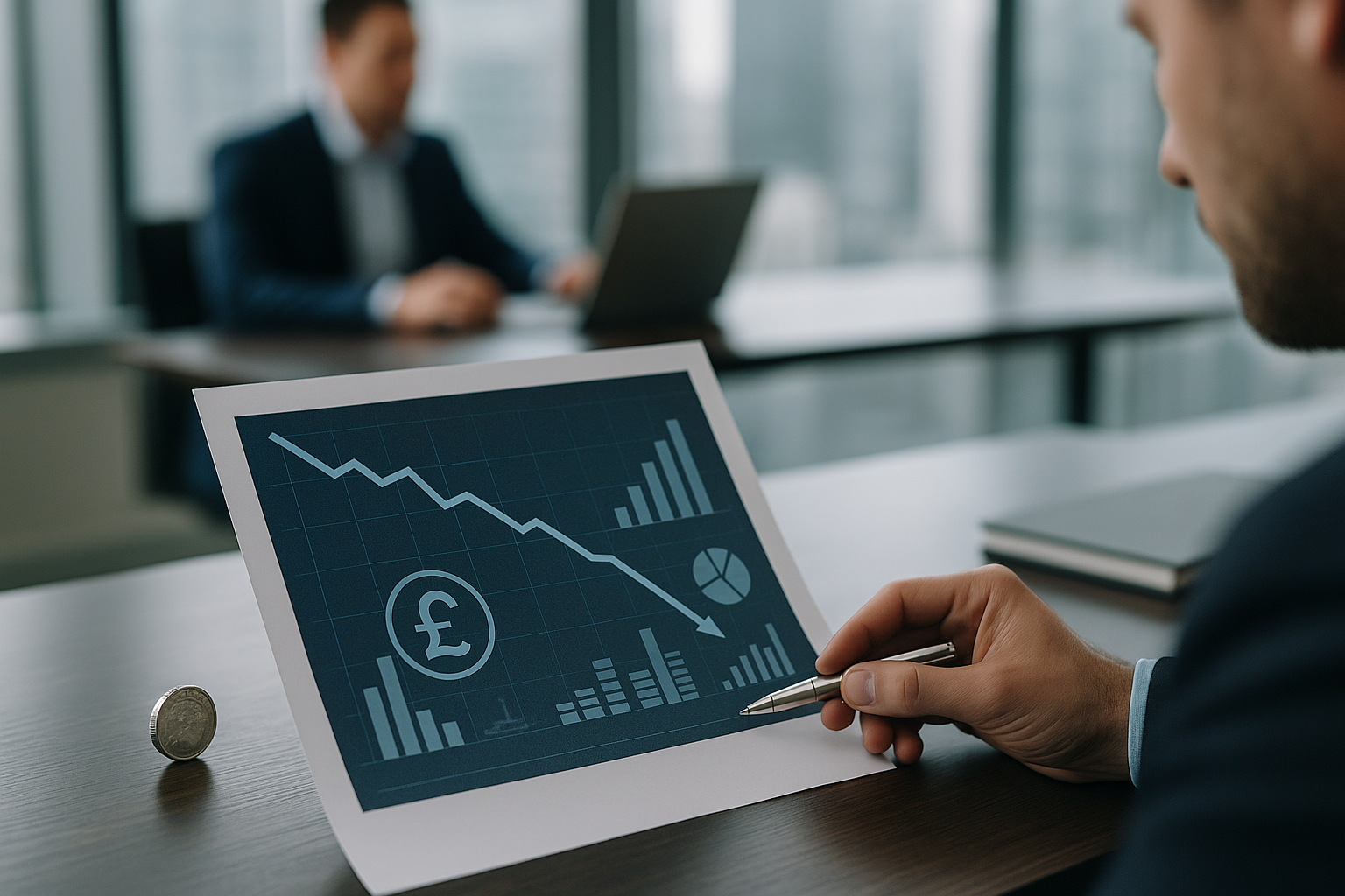 Andamento del cambio sterlina con volatilità e segnali macroeconomici