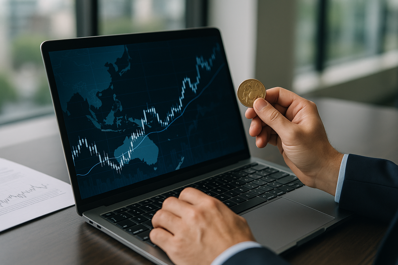 Oscillazioni del dollaro australiano influenzate dal sentiment globale nei mercati Forex