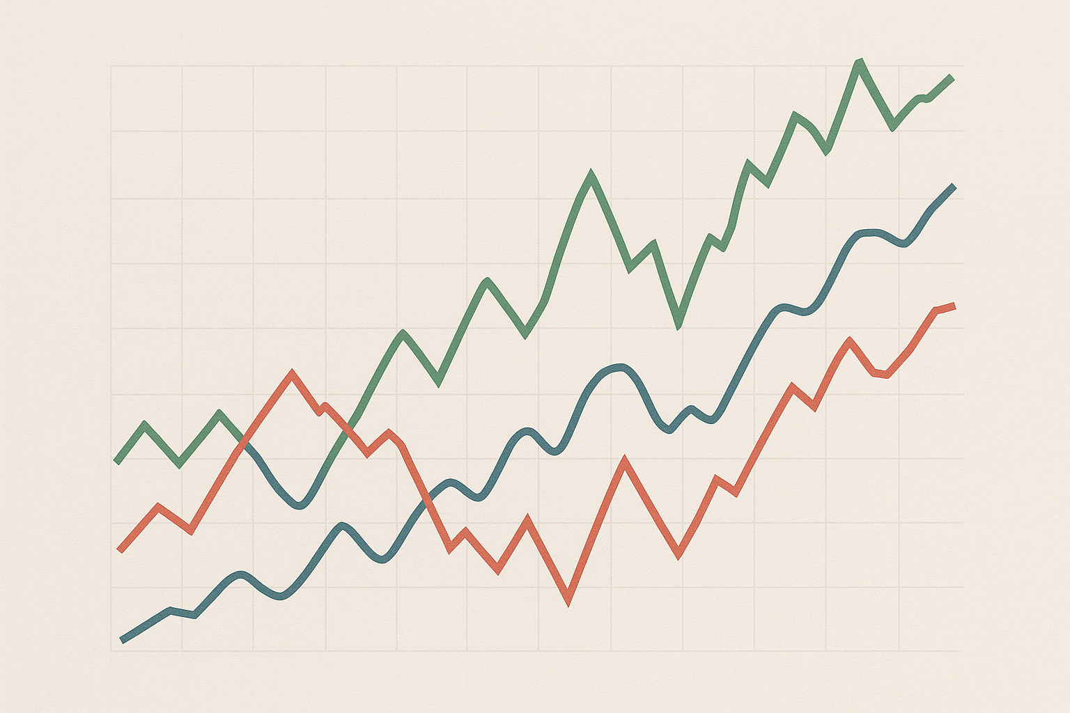 Linee di mercato che rappresentano l’aumento di correlazione tra cambi Forex e rendimenti obbligazionari globali